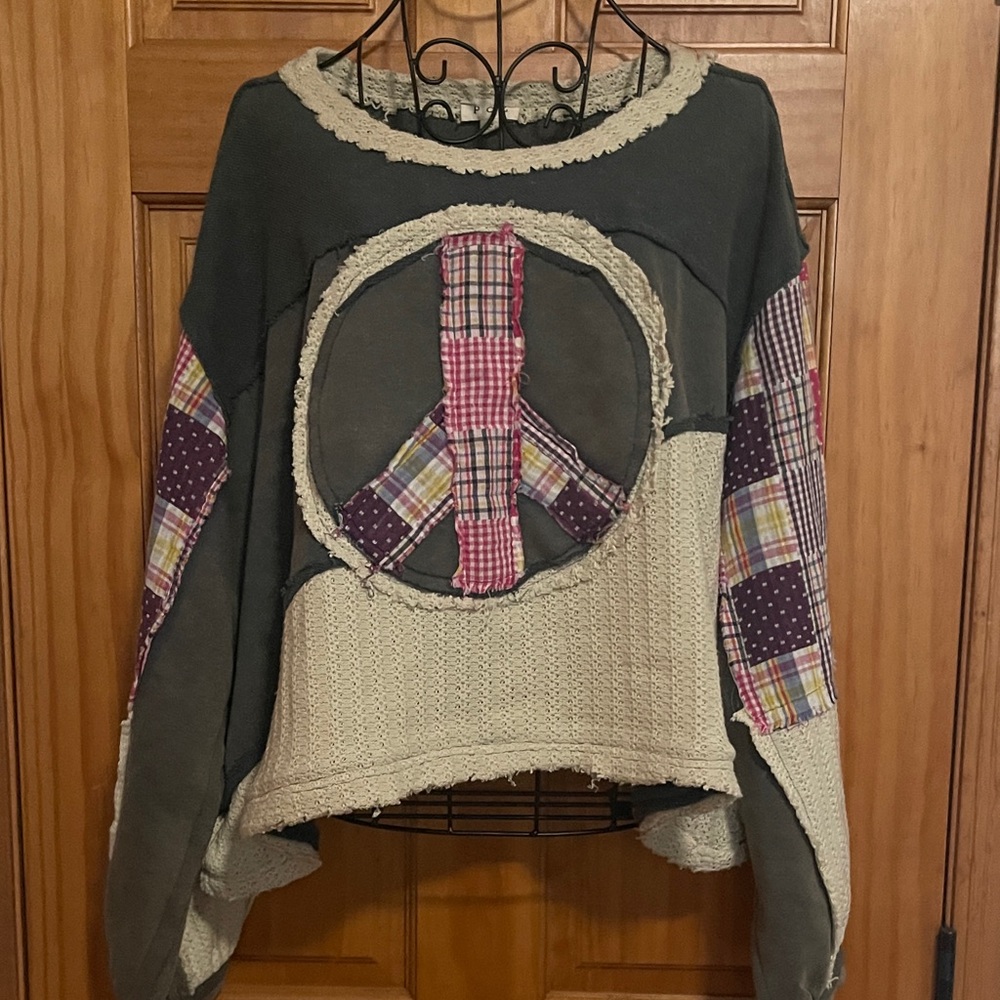 POL Multicolor Patchwork Sweatshirt - image 1